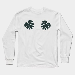 Monstera Leaf Long Sleeve T-Shirt